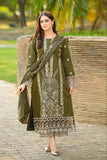 Qalamkar Luxury Lawn 3-Piece Suit – ZA 6116