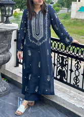 UMZAY Unstiched EMD 2 Piece Lawn