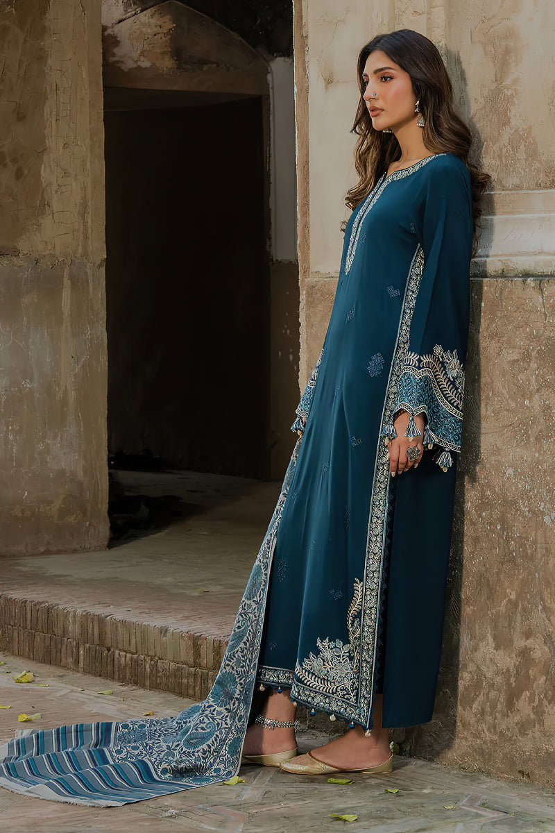 🌸 Izel Lawn 3-Piece Embroidered Suit | ZA-813