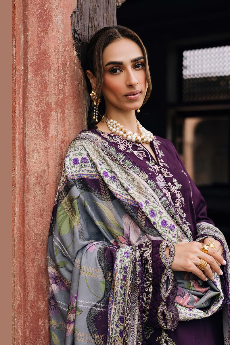 NUREH Lawn 3-Piece Heavy Embroidered Suit – ZA 6507
