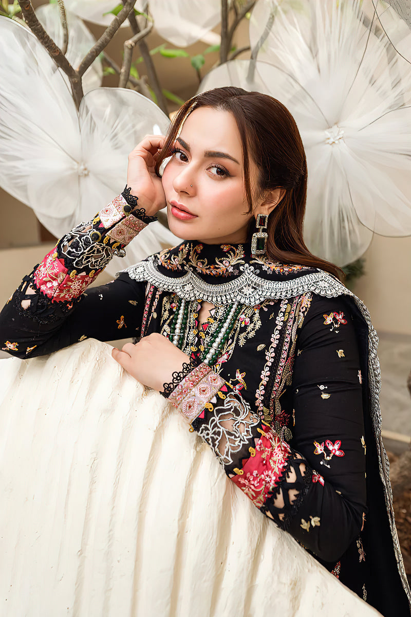 Qalamkar Unstitched 3-Piece Lawn Suit – Summer Luxury Collection (ZA-6501)