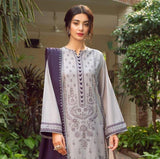 Jazmin Unstitched 3-Piece Lawn Suit-(ZA-5229)
