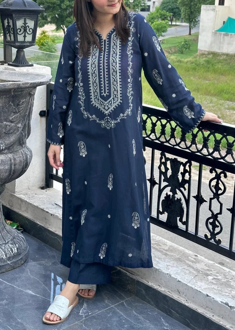 UMZAY Unstiched EMD 2 Piece Lawn