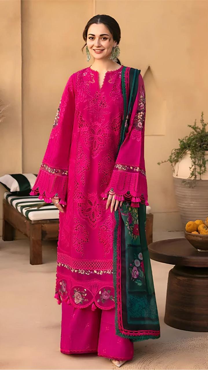ZARQASH unstitched Lawn 3 piece 703