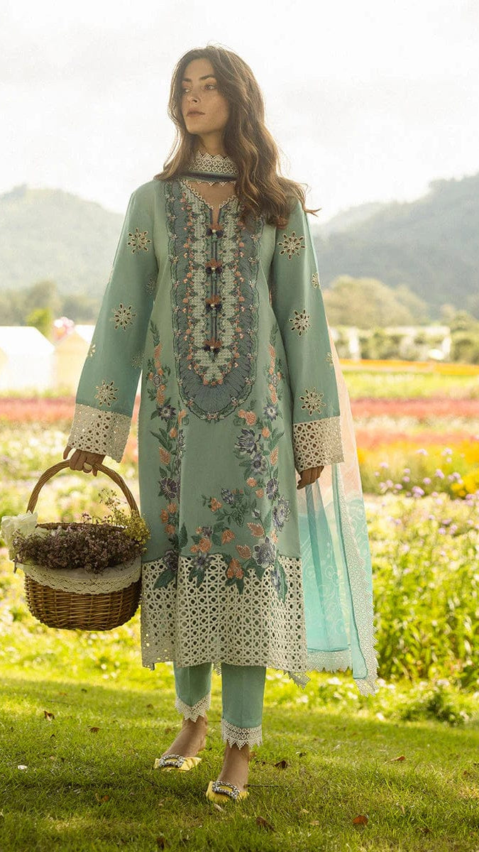 Mushq 6125 | Premium Airjet Lawn 3-Piece Unstitched Suit | Summer Collection