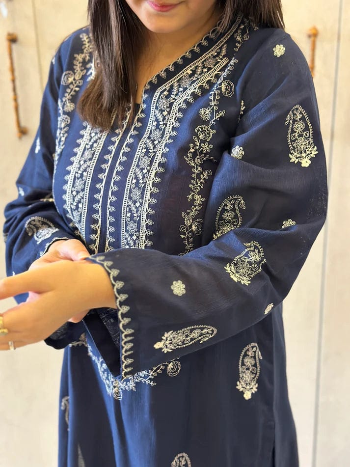 UMZAY Unstiched EMD 2 Piece Lawn